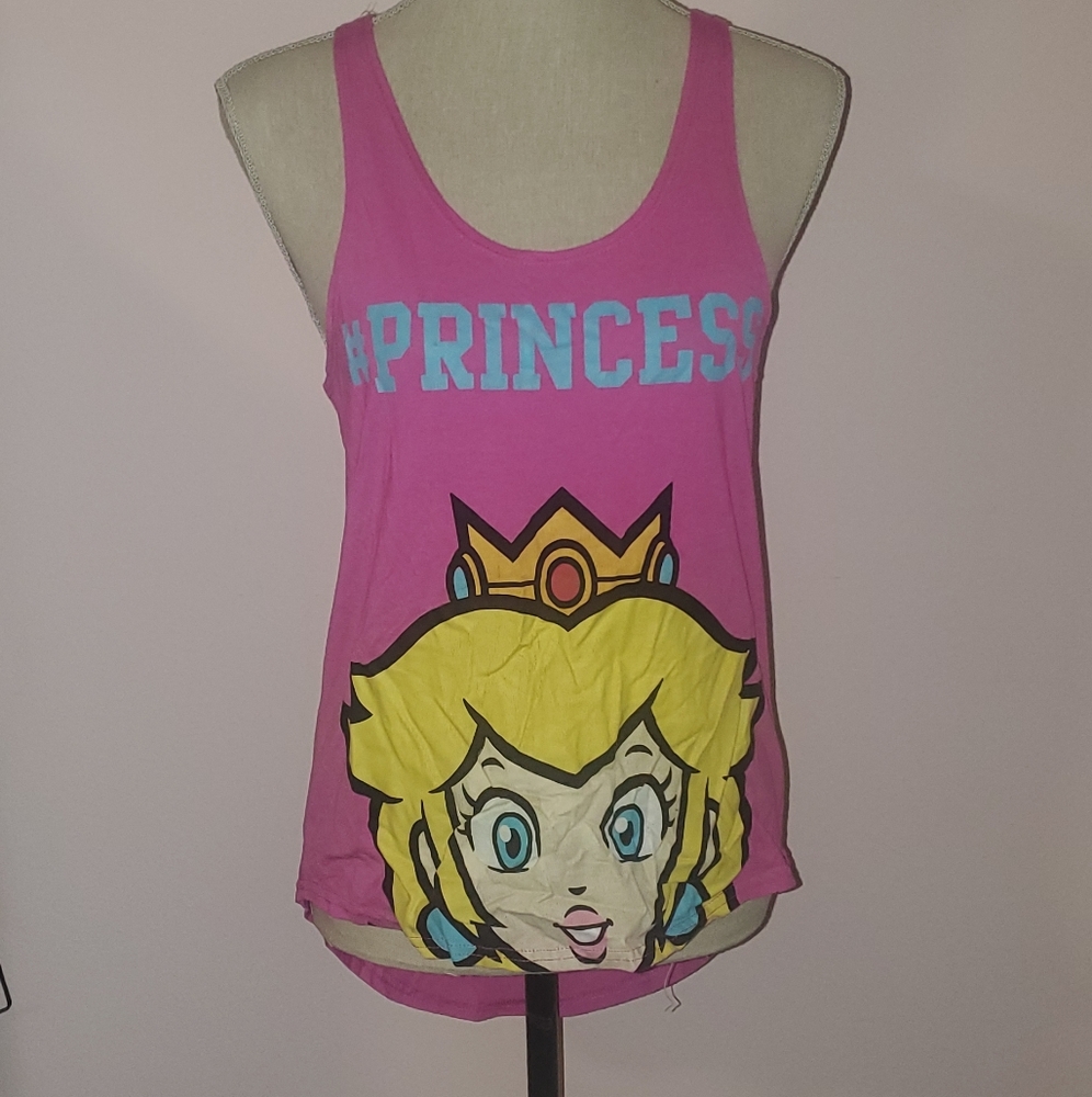 Super Mario Princess tank top